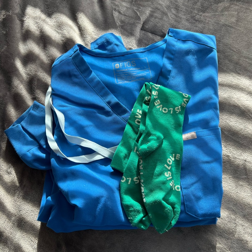 Figs Scrubs (Top/Bottom/Socks)